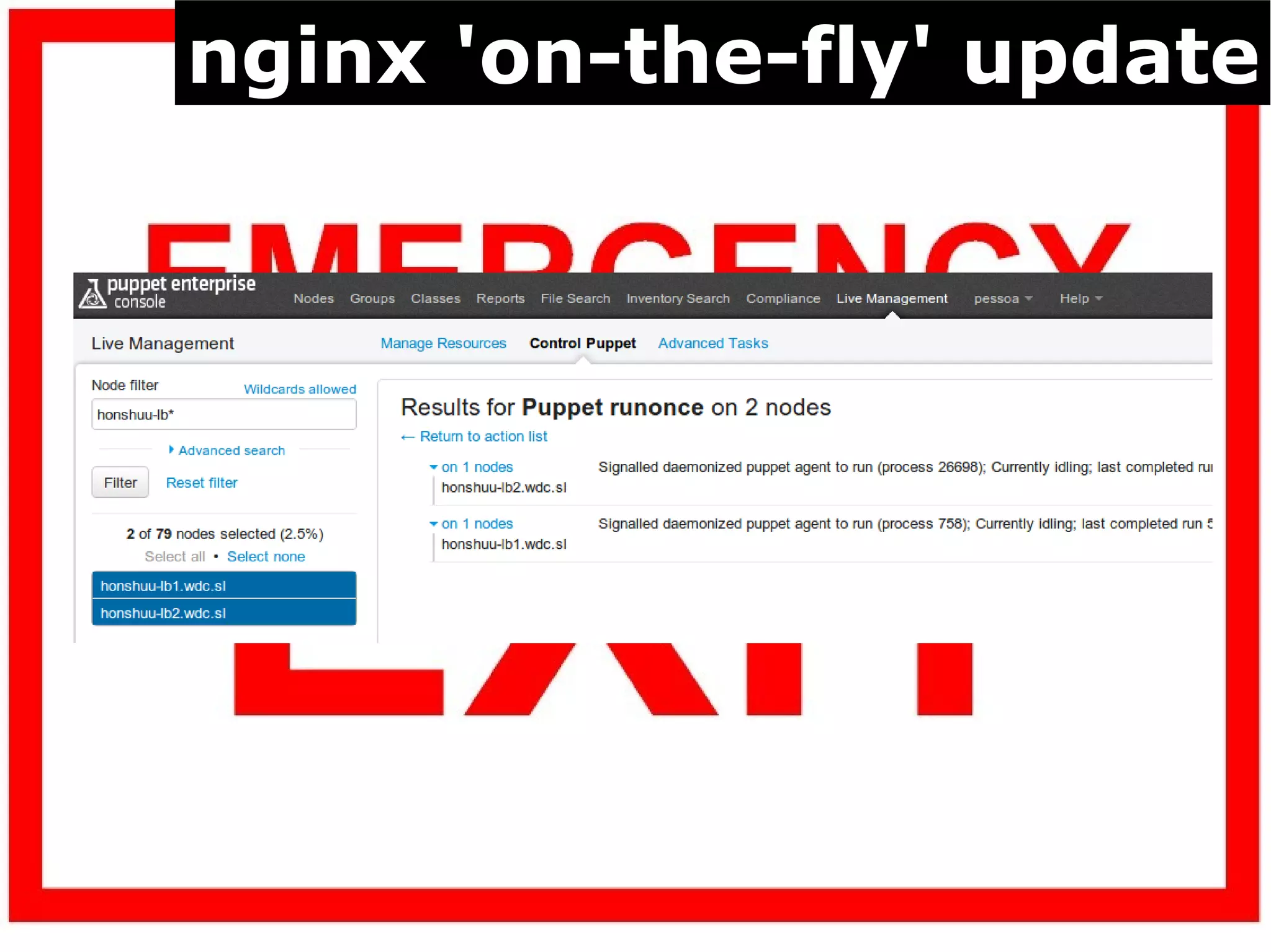 nginx 'on-the-fly' update

 
