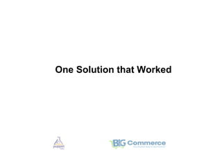 One Solution that Worked
 