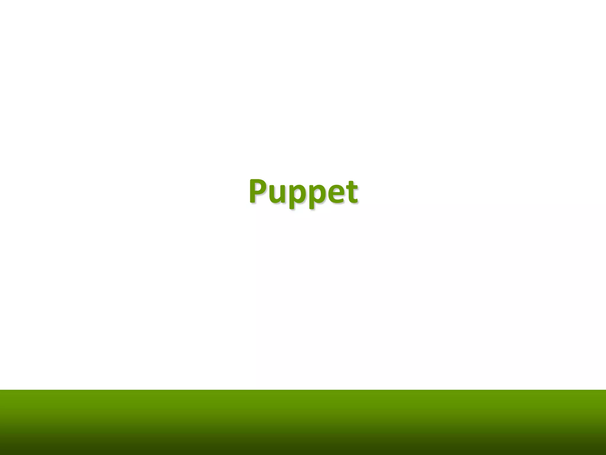 Puppet 
 