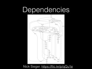 Dependencies
Nick Sieger, https://ﬂic.kr/p/qQu1e
 