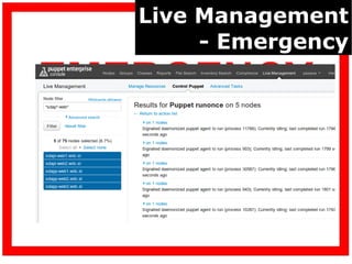 Live Management
     - Emergency
 