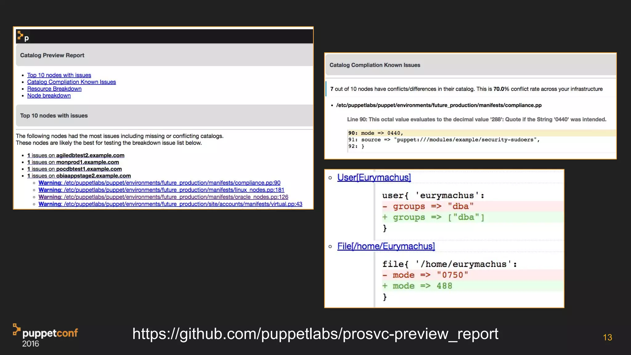 https://github.com/puppetlabs/prosvc-preview_report 13
 