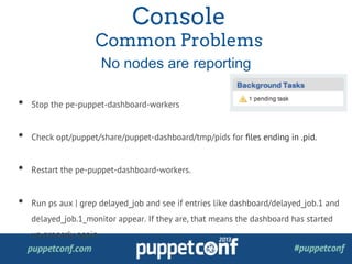 Troubleshooting the Puppet Enterprise Stack | PDF