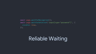 Reliable Waiting