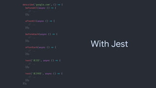With Jest