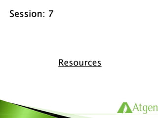 Resources
 