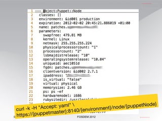 What has to be written in OpenNMS? 