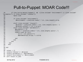 #1 Set a name for the foreign-source #2 Set a node label for each node #3 Set at minimum one IP interface #4 Set  *one*  IP-Interface as primary  interface for SNMP data collection #5 If you have more than one IP-Interface, you have to  set them to “secondary” or “non” Some rules 