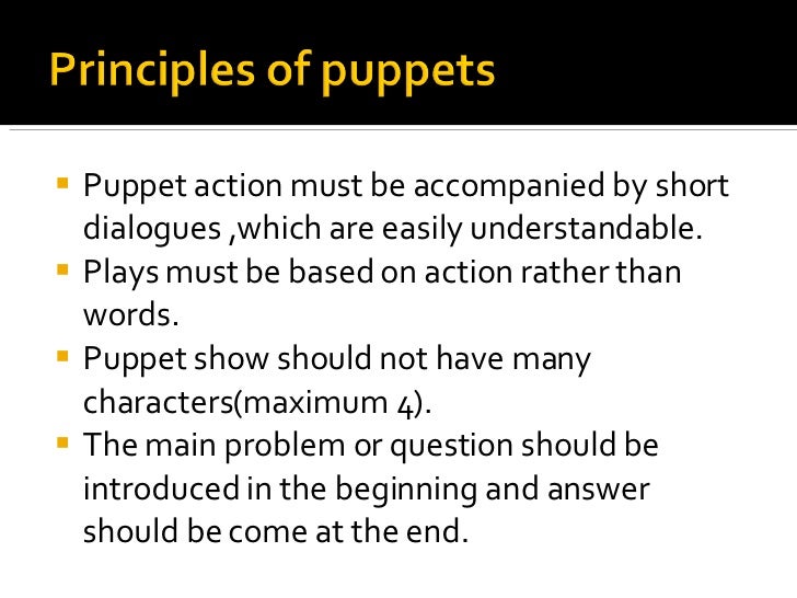Puppets