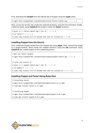 Puppet tutorial | PDF