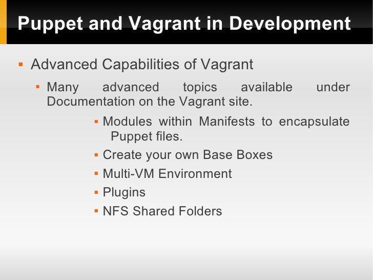 package how to vagrant and development in Vagrant Puppet package how to vagrant and development in Vagrant Puppet