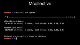 Mcollective
 