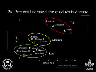 Biomass pressures in mixed farms: Implications for livelihoods and ecosystems services in South Asia & Sub-Saharan Africa