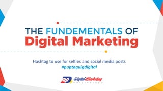 Hashtag to use for selfies and social media posts
#puptaguigdigital
 