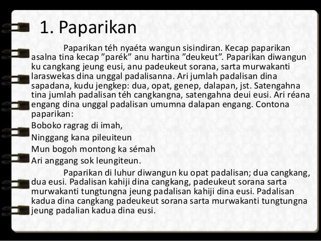 Pupuh dan Sisindiran