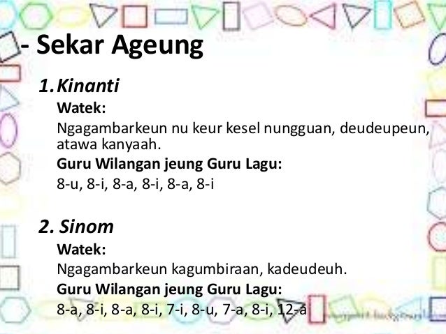 Pupuh Dan Sisindiran