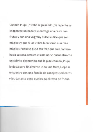 Puqui el cerdito generoso