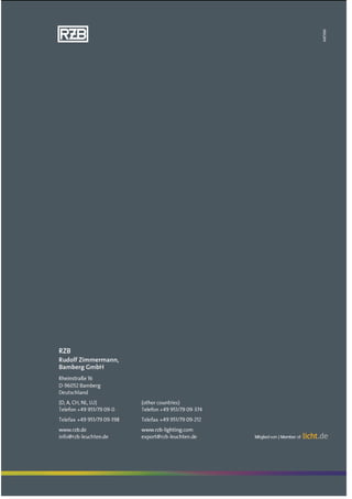 Catálogo de proyectores PURA (RZB)