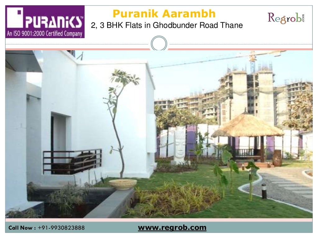 Puranik Aarambh 1 and 2 BHK Residential Flats Ghodbunder Road Thane