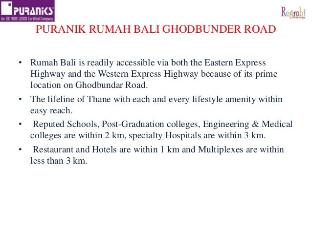 Puranik Rumha Bali Ghodbunder Road Thane