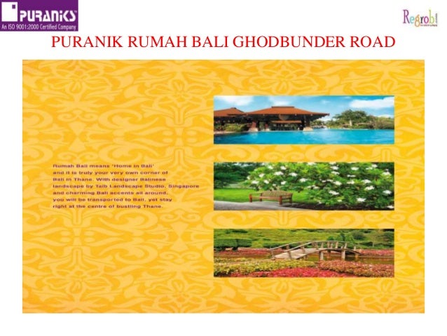 Puranik rumha bali 1 2 bhk flat in ghodbunder road thane