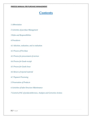 Purchase Process Document Purchase process | PDF