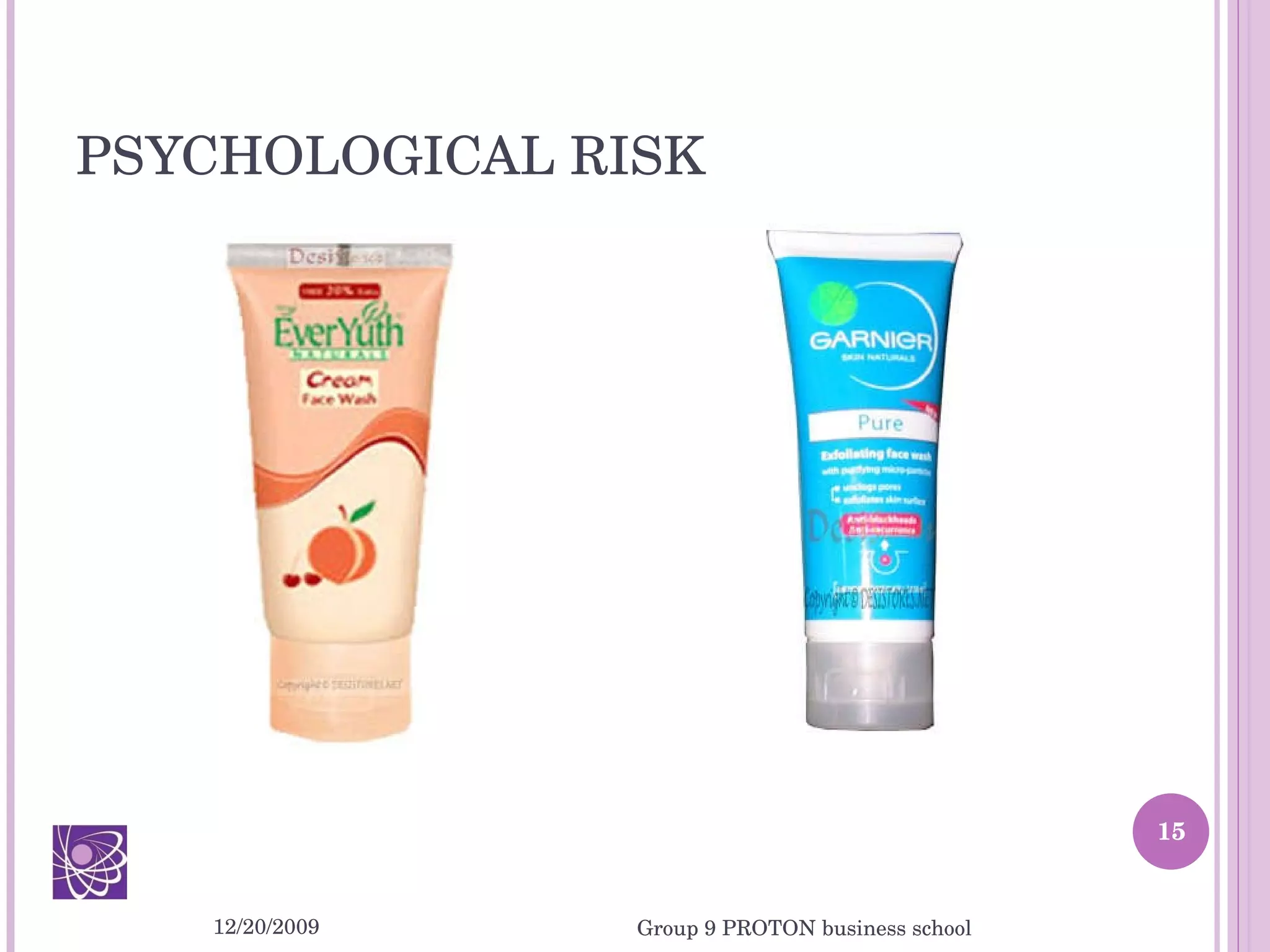 PSYCHOLOGICAL RISK 12/20/2009 Group 9 PROTON business school 