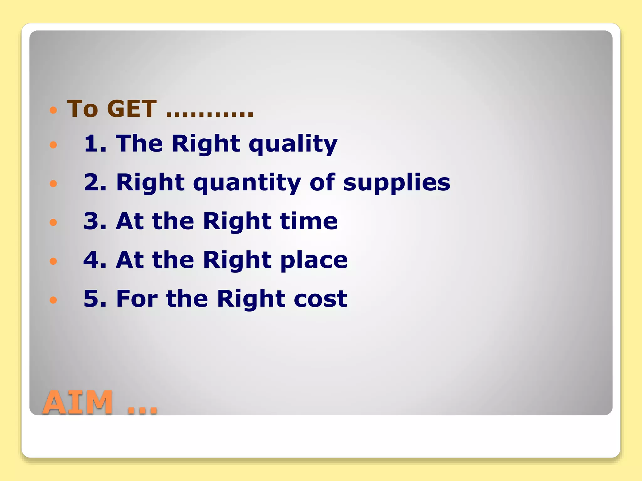 Purchase function and procurement procedure | PPTX