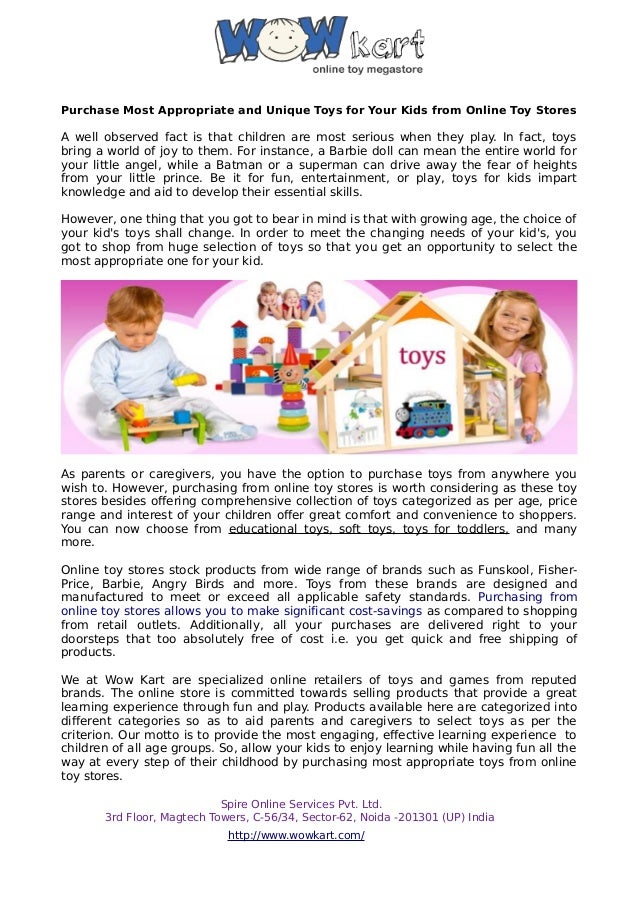 unique toys online