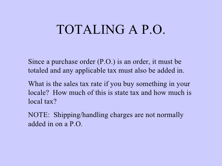 purchase order invoices local purchase orders