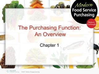 The Purchasing Function:
An Overview
Chapter 1
 