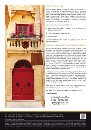 Our Services:
Intellectual Property Malta
Property Contract Malta
Property Purchase Malta
Intellectual Property Law
Property Conveyance
 