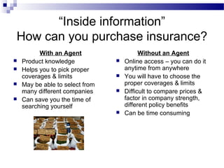 Purchasing property and casualty insurance revised sep 2013