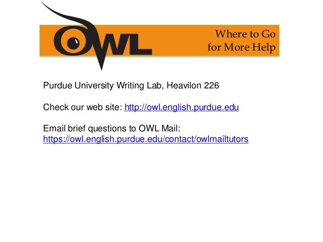 purdue owl literary analysis essay