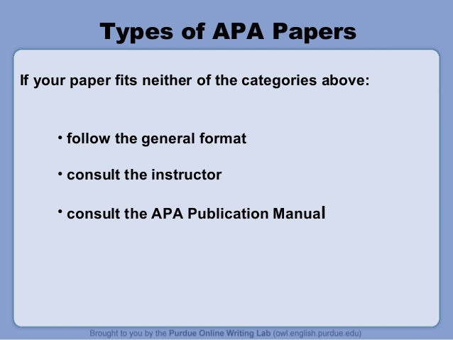 Apa style guide for reports