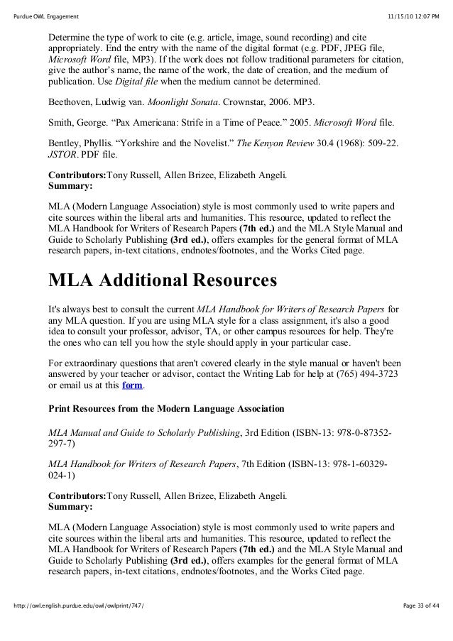 mla style guide mla footnote format