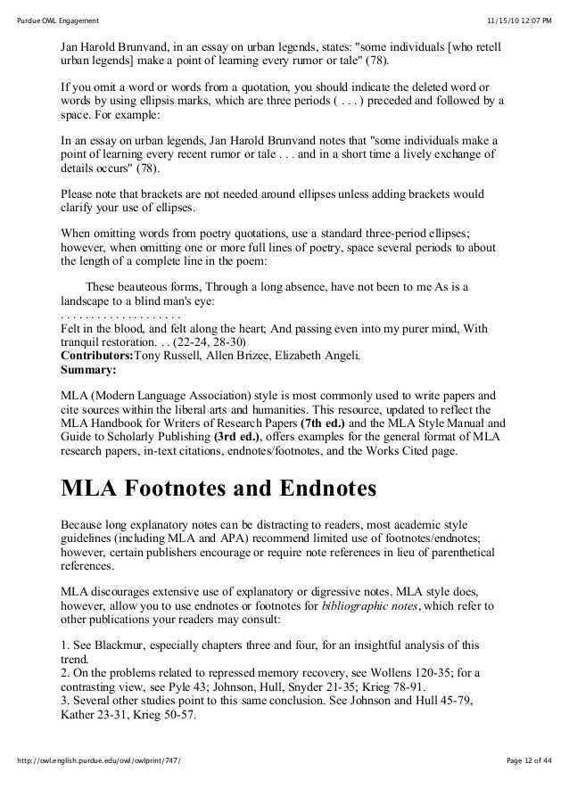 mla guide