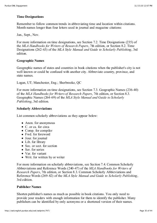 mla manual