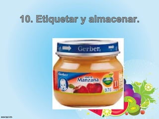 Fábricas de puré de frutas