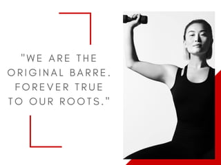 " W E A R E T H E
O R I G I N A L B A R R E .
F O R E V E R T R U E
T O O U R R O O T S . "
 