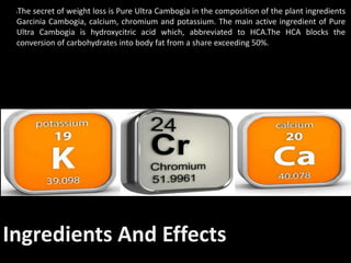 Loss Weight Easily With Pure Cambogia Ultra | PPT