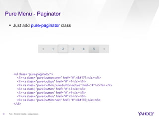 Pure CSS By Yahoo | PDF