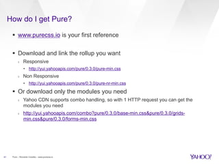 Pure CSS By Yahoo | PDF