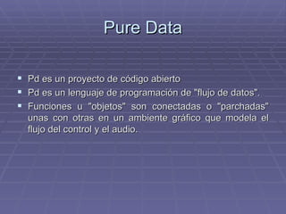 Pure Data | PPT