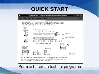 Permite conección via Internet PURE DATA 