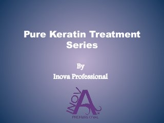 Pure Keratin Treatment
Series
By
Inova Professional
 