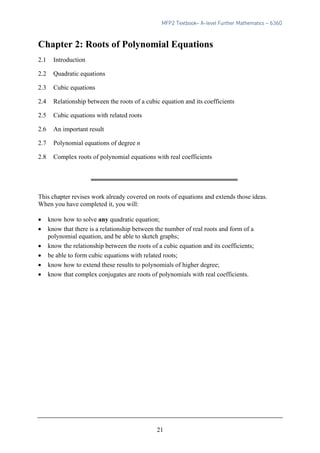 Pure Math Unit 2 Module 2 Pure Mathematics Unit 2 - Textbook | PDF