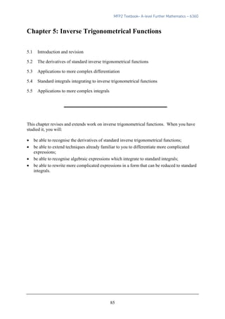 Pure Math Unit 2 Module 2 Pure Mathematics Unit 2 - Textbook | PDF