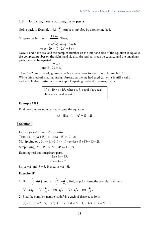 Pure Mathematics Unit 2 Textbook - 