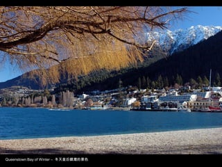 Queenstown Bay of Winter – 冬天皇后鎮灣的景色
 
